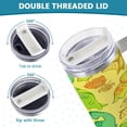 thumbnail image 5 of SKYSONIC 40oz Cute Dinosaur Tumbler With Lid And Straw Travel Coffee Mug Stainless Steel Insulated Thermal Tumblers Cup, 5 of 7