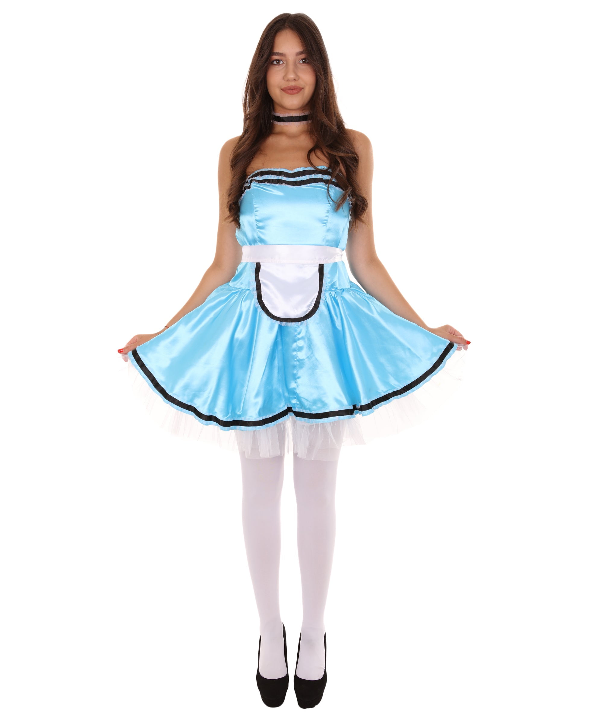Adult Women's French Maid Uniform Costume Multiple Colors Option Cosplay Costume