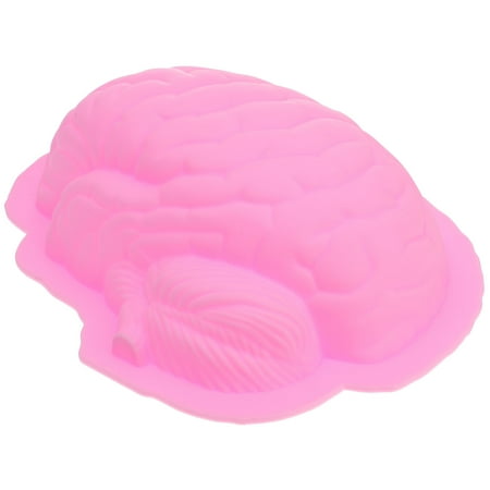 

1 Pc Brain Shaped Halloween Cake Mould Baking Tools (Pink)