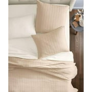 Oake Geo Stitch Coverlet, Full-Queen, Ivory New with box/tags
