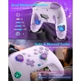 thumbnail image 2 of Wireless Switch 2 Pro Controller, Macro Controller for Nintendo Switch 2/1/Lite/OLED with Loop Macro, Home Wake Up, HD Rumble, Motion Control, Turbo, 800mAh, Purple, 2 of 6
