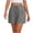 #289-Gray, variant on Women's Faux Linen Shorts Washed Wrinkle Solid Color Drawstring Elastic Waist Button Decor Pocket Casual Summer Short Pants for Beach Vacation