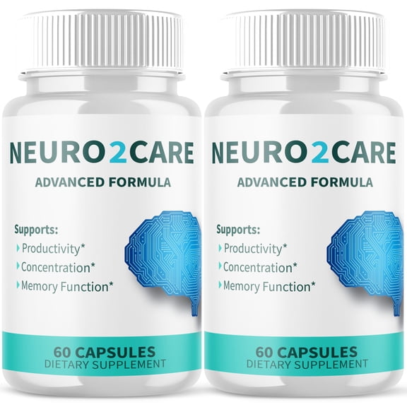Neuro2Care Advanced Formula Brain Support Pills Maximum Strength Supplement Neuro 2 Care 120 Capsules