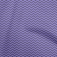 thumbnail image 1 of oneOone Georgette Viscose Medium Purple Fabric Chevron Craft Projects Decor Fabric Printed By The Yard 42 Inch Wide, 1 of 4