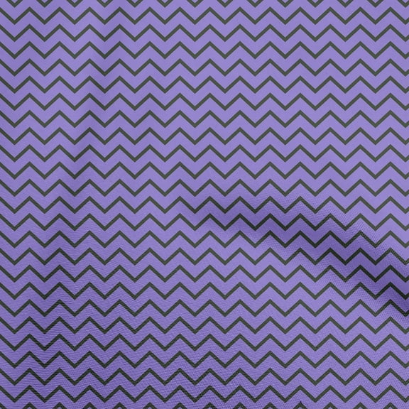 oneOone Polyester Spandex Medium Purple Fabric Chevron Sewing Fabric By The Yard Printed Diy Clothing Sewing Supplies 56 Inch Wide