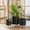 Black Solid Round, variant on DecMode 10 In. Planter, MGO, Grey, 3 - Pieces