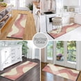 thumbnail image 6 of Yayeee Runner Rug for Bedroom 2'x6' Machine Washable Hallway Non Slip Mat, Soft Pink Pattern, 6 of 8