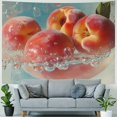 thumbnail image 4 of SHERONV Peaches Tapestry Wall Hanging Unique Style Graphic Tapestries Home Wall Decor Art for Living Room Bedroom Apartment Farmhouse Dorm 40x60inch, 4 of 6