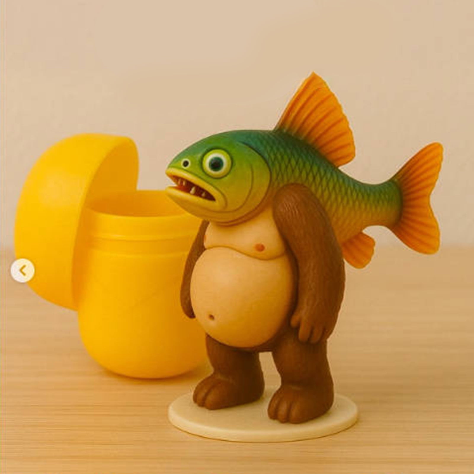 Figura Articolata Trippi Troppi (Brainrot Italian Memes) - Orso Con Testa Di Pesce, 11 Cm, Per Collezionisti E Appassionati Di Meme