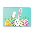 thumbnail image 2 of Wzzjkit Easter Door Mat - Super Absorbent Quick Dry Front Mats Bath Rug Rubber Backing Non Slip Washable Carpet - Easter Decorations Door Mat Outside Entrance, 2 of 8
