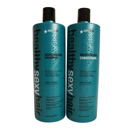Healthy Sexy Hair Moisturizing Shampoo & Conditioner Set 33.8 OZ (Best Shampoo And Conditioner For Healthy Hair)