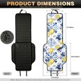 thumbnail image 7 of Eheartsgir Lemons Pattern Car Front Seat Covers for Universal Fit for Most Vehicles, Non Slip Non-Slip Seat Protector 2 Piece Quilted Padded Fabric Car Seat Covers, 7 of 7