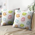 thumbnail image 3 of LALILO Throw Pillow Covers Animal Cartoon Cute Baby Animals Rabbit Cushion Cover 18" x 18", 1428 Pack, 3 of 6