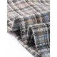 thumbnail image 5 of BLAZER DE TWEED A CUADROS DE VELVET CON COLLAR ELEGANTE PARA MUJERES CHIC S GRIS, 5 of 6