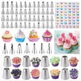 thumbnail image 2 of Cake Decorating Supplies Kit Tools 356pcs, Baking Accessories with Cake Turntable, Pastry Piping Bag, Piping Icing Tips for Beginners,Purple, 2 of 8