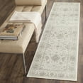 thumbnail image 2 of SAFAVIEH Persian Garden Vincent Floral Bordered Area Rug, Ivory/Silver, 8' x 10'2", 2 of 5