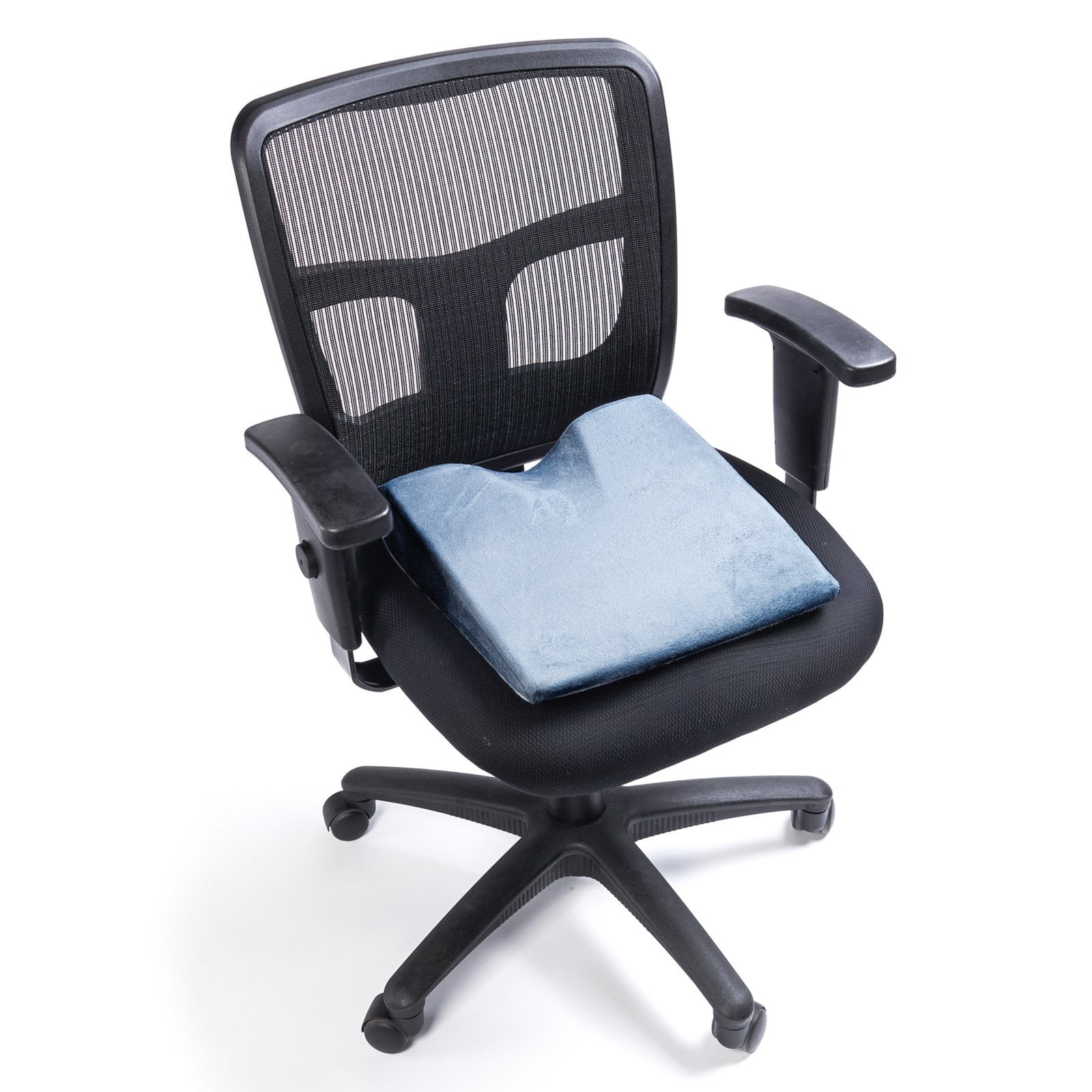 Allsett Health Memory Foam Seat Cushion for Office Chair - Black