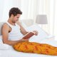 thumbnail image 5 of Balery Red Crab Pantalones de pijama para hombre, pijama ultraligero, pantalón de descanso-X-Large, 5 of 6