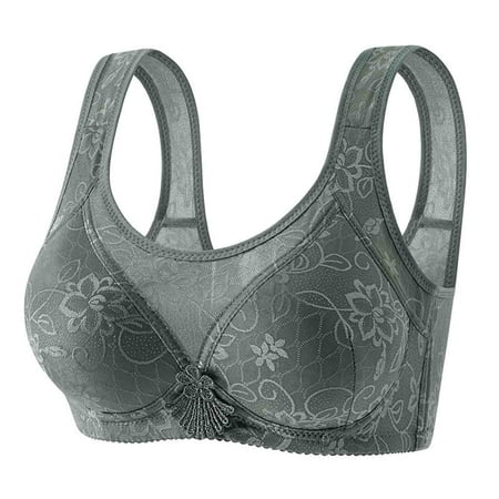 Bigersell White Push up Bra Discouts Woman Color Comfortable Hollow Out Perspective Bra Underwear No Underwire Balconette Bra Style F-1019 Green-1 44/100