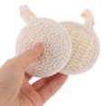 thumbnail image 3 of GOOHOCHY Esponja de baño exfoliante para el cuerpo, esponja de lufa de algodón, rebanada de lufa Natural para hombres y mujeres, para ducha y Spa, 3 of 7