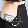thumbnail image 2 of Pantalones de sauna 2 en 1 para mujer para entrenamiento, pérdida de peso, pantalones adelgazantes, medias de entrenamiento, pantalones de chándal para sauna, 2 of 6