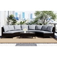 thumbnail image 2 of All-Weather PE Rattan Sofa/Outdoor Event Hosting/Comfortable Pillows, 2 of 7