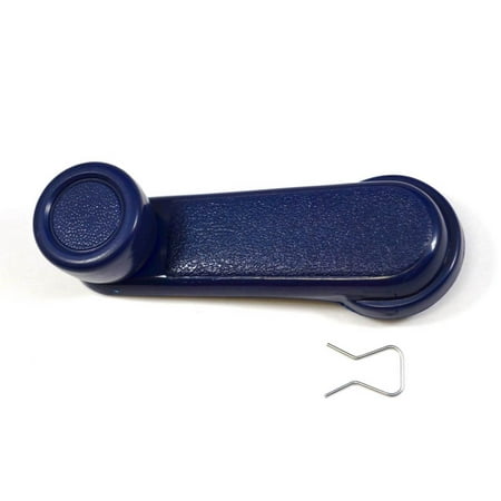 - PT Auto Warehouse NI-1091J - Inside Interior Inner Window Handle Crank, Blue - Left = Right