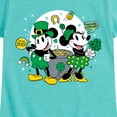 thumbnail image 3 of Disney - Mickey And Minnie Pot Of Gold - Toddler And Youth Girls Short Sleeve Graphic T-Shirt, 3 of 5