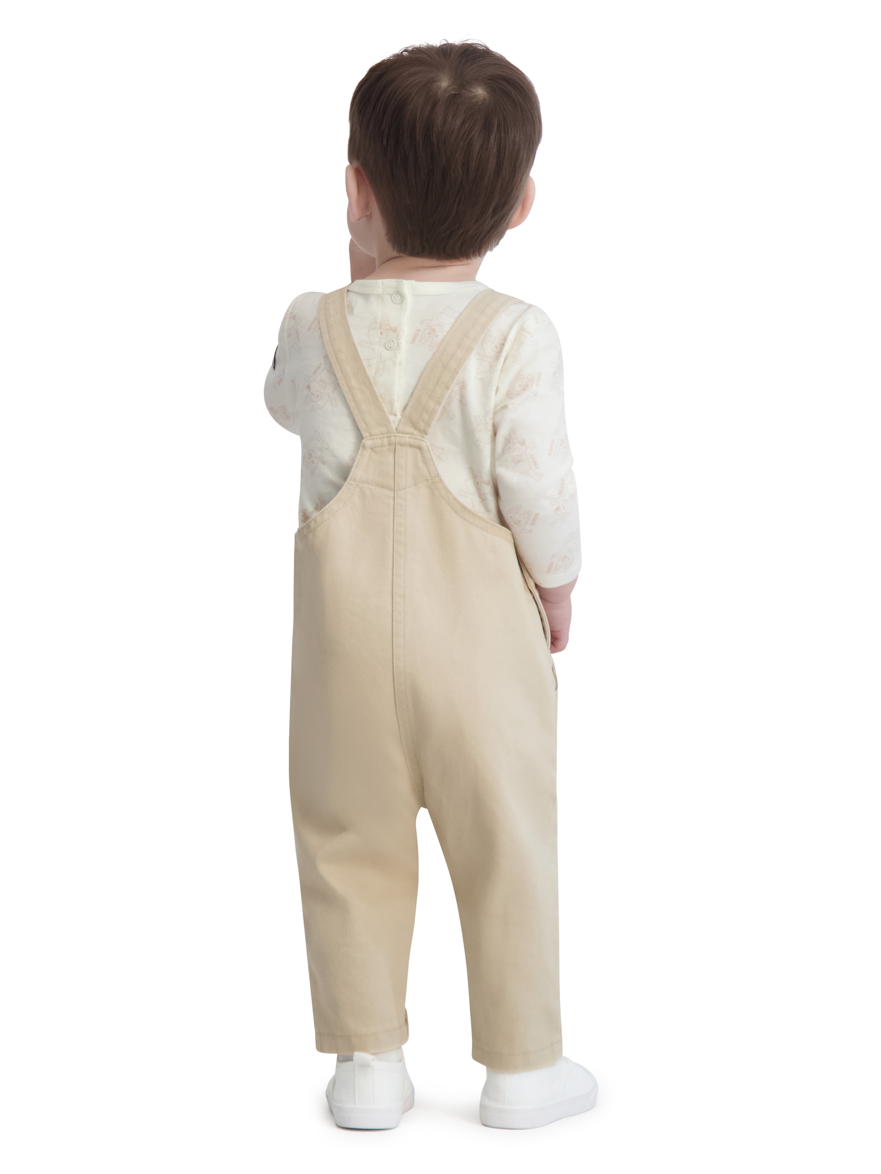 Bluey Baby Boy 2 Piece Overall Set, Sizes 0-24 Months