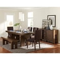thumbnail image 2 of Lexicon Sedley Rubberwood Bench in Walnut, 2 of 5