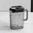 thumbnail image 2 of WRKEKC Clearance 2000ml Transparent Beverage Pitcher with Ribbed Handle | Leak-Proof ABS Plastic Water Jug for Bar, Kitchen, Parties | Dishwasher Safe, 2 of 7