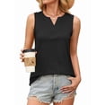 thumbnail image 3 of Sleeveless Shirts for Women Casual Summer V Neck Tank Tops Dressy Blouses Tunic 2026, 3 of 7
