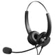 thumbnail image 1 of Auriculares para call center con micrófono flexible y conexión RJ/USB - Diadema ajustable 330° para máximo confort - Sonido claro y ligero (200g) - Incluye cable y manual, 1 of 6