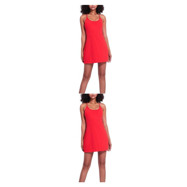 Qarigey Vestidos de entrenamiento para mujer, traje de baile informal para ejercicio, ropa sin mangas, vestido de tenis de Golf corto suelto para Type5 NO5 Qarigey CBP380651