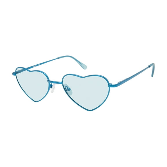 Circus NY by Sam Edelman Women's CC529 Metal UV400 Protective Heart Fashion Sunglasses, 55mm