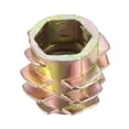 thumbnail image 3 of Unique Bargains Threaded Insert Nuts Zinc Alloy Hex-Flush M6 Internal Threads 10mm Length 30pcs, 3 of 4