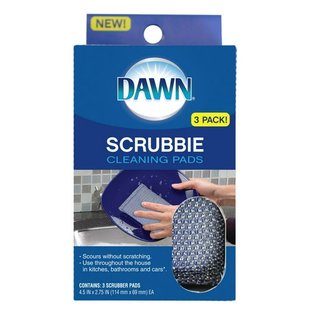 Dawn Scrubbie Cleaning Pads, 3 Ct