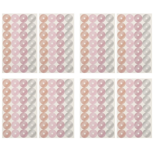 32 Sheets Loose-leaf Paper Hole Reinforcement Stickers Self-adhesive Hole Reinforcing Labels