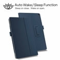 thumbnail image 3 of EpicGadget Case for Amazon Fire HD 10 Tablet (11th Generation, 2021 Released) With Auto Wake/Sleep PU Leather Folding Stand Cover + 2PCS Fire HD 10 inch Tempered Glass Screen Protectors (Navy Blue), 3 of 6