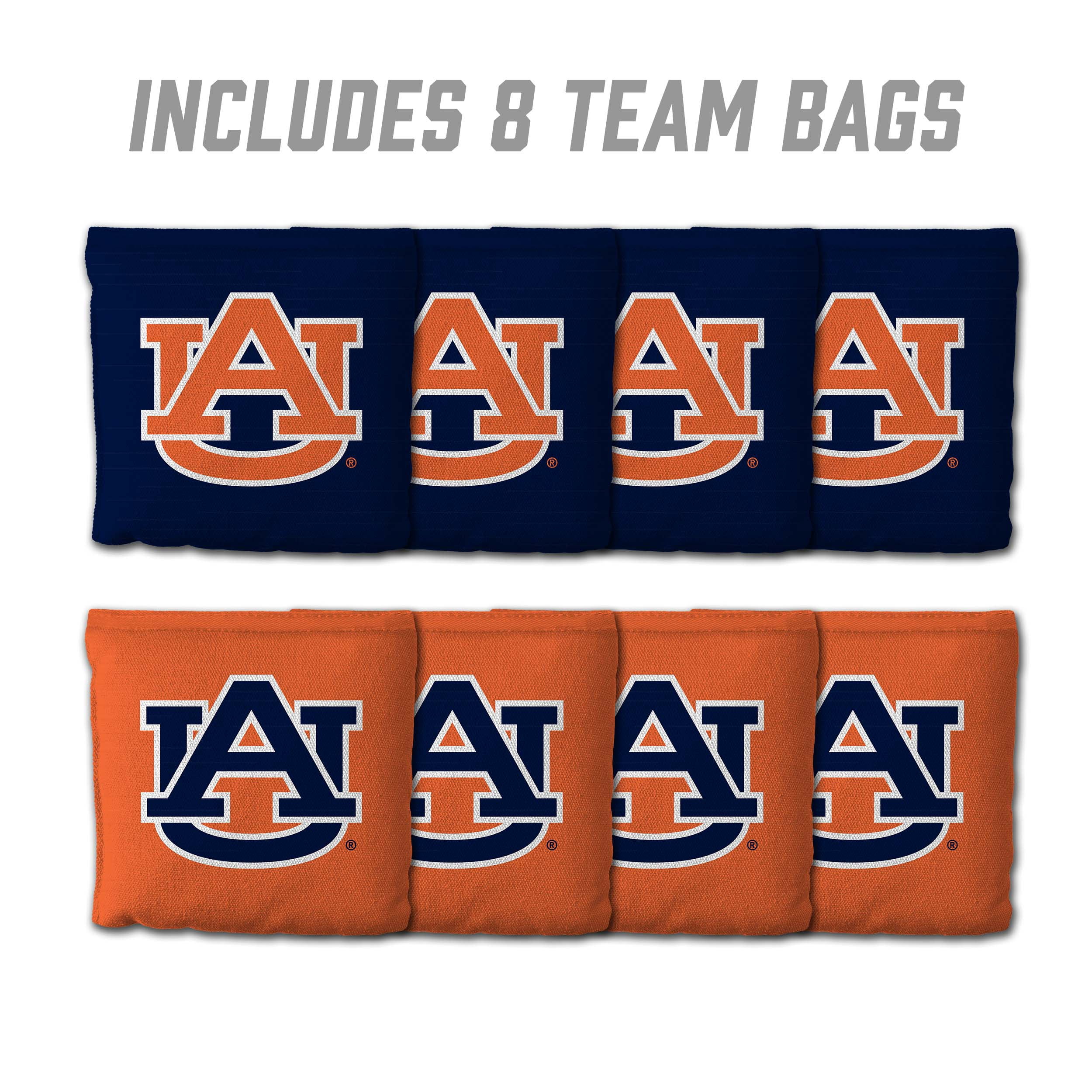 Auburn Tigers 8pk Licensed Cornhole Bags