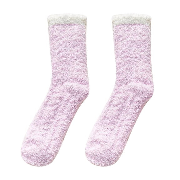 Vinsonshop Womens Fuzzy Socks Cute Fuzzy Socks Winter Socks for Women Sleep Socks Fluffy Socks Warm Socks for Women Warm Fuzzy Socks for Women Purple