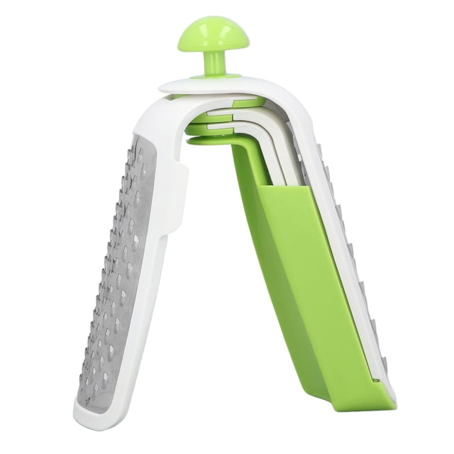 Cortador De Verduras, Portátil Plegable 4 En 1, Picador De Alimentos Multifuncional De Acero Inoxidable Para Cortar Cebolla, Zanahoria, Patata, Zanahoria, Fruta
