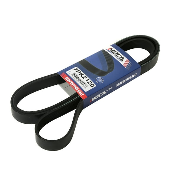 MOCA AUTOPARTS 7PK2120 Serpentine Belt Fit for 2015-2016 Audi A8 Quattro 3.0L 4.0L 6.3L & 03-09 Toyota 4Runner 4.0L & 05-13 Toyota Tacoma 4.0L