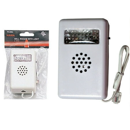 Phone Ringer Flashing Light Amplified Hearing Impaired Telephone Bell Dial (Best Cell Phone For Elderly Hearing Impaired)