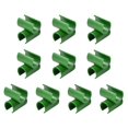 thumbnail image 1 of Hebilla de plástico flor ratán Clip verde jardín planta conector estaca 10 piezas Zulema Hebilla cruzada, 1 of 8