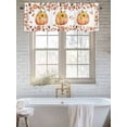 thumbnail image 6 of Sunflower Sunflower Valances for Windows Eucalyptus Leaf Rose Fall Thanksgiving Kitchen Valance Curtain Rod Pocket Small Curtains for Cafe Bathroom Laundry Basement 42" x 18", 6 of 8