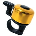 thumbnail image 1 of Alloy Mini One Touch Bike Handlebar Bell Ring Horn Lever Cycle Push Bike (Golden), 1 of 5