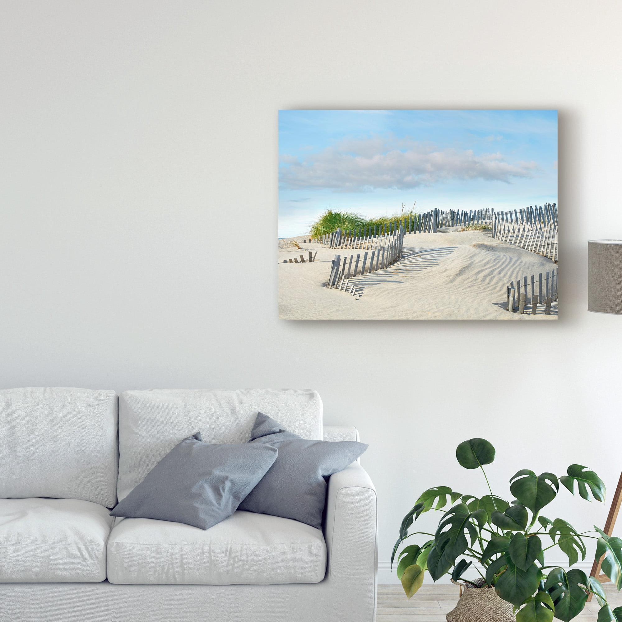 Trademark Fine Art 'Beachscape III' Canvas Art by James McLoughlin