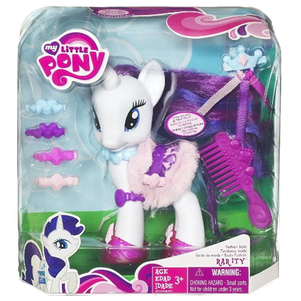 My Little Pony Fashion Style Rarity Doll - 6-Inch Figure With Brush, Shoes & Hair Barrettes, Ages 3+ - View #6