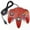 Red, variant on LUXMO N64 Classic USB Controller, Retro N64 USB Wired PC Controller Joystick for Windows PC & Mac Retro Pie(Blue)